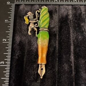Colorful Enamel Pen Brooch